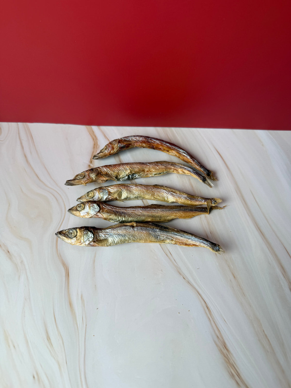 Freeze dried Capelin fish