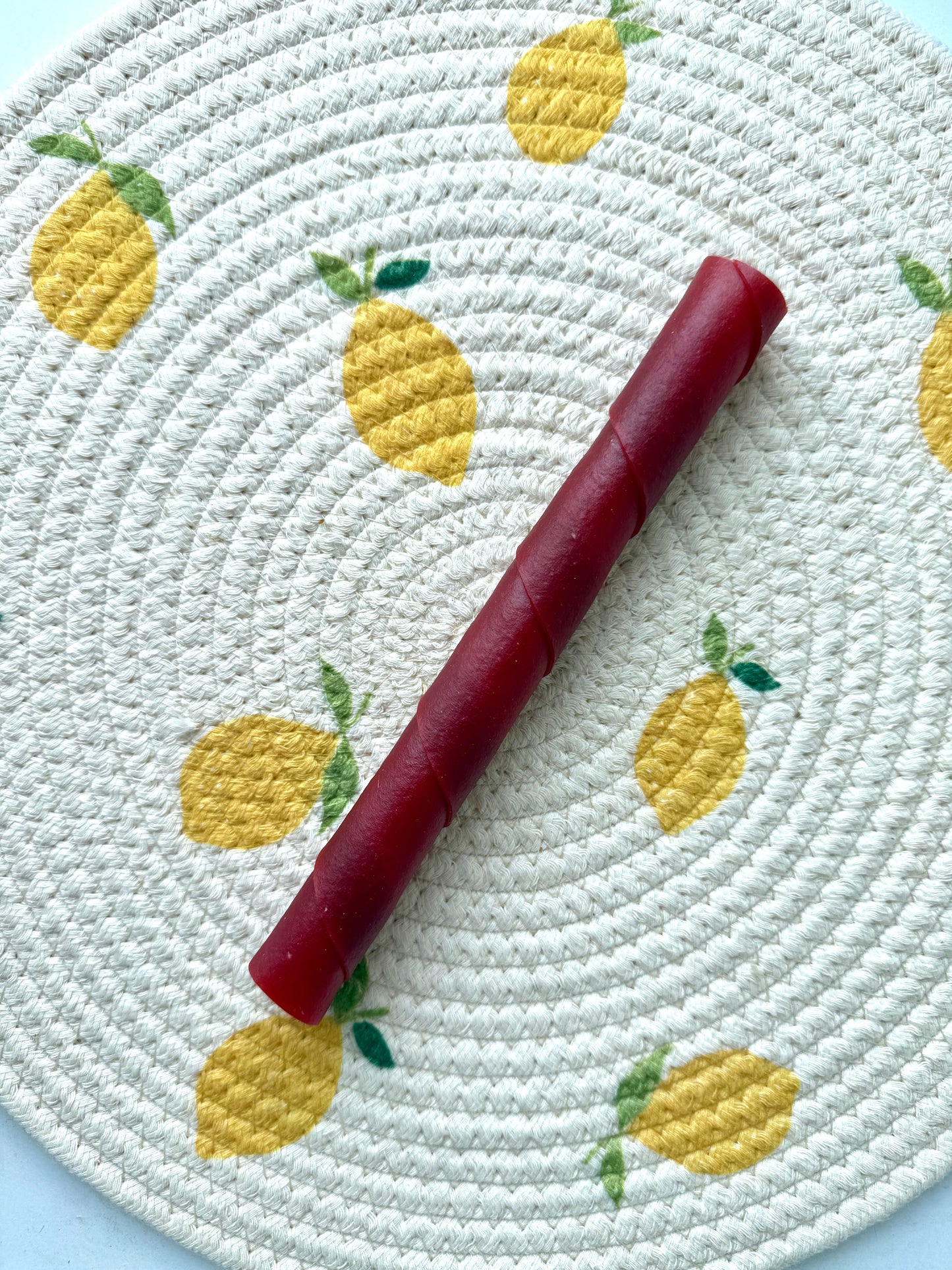 Chicken & strawberry wrap chew