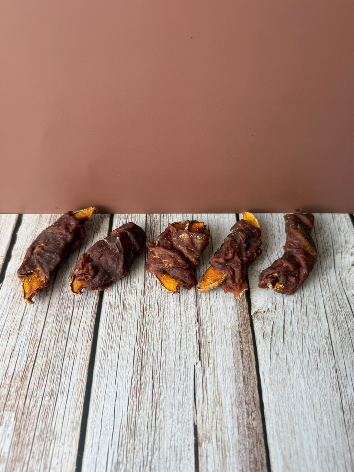 Duck wrapped pumpkin
