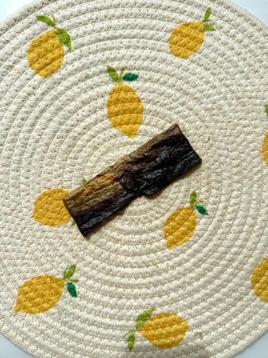 Salmon skin flattie