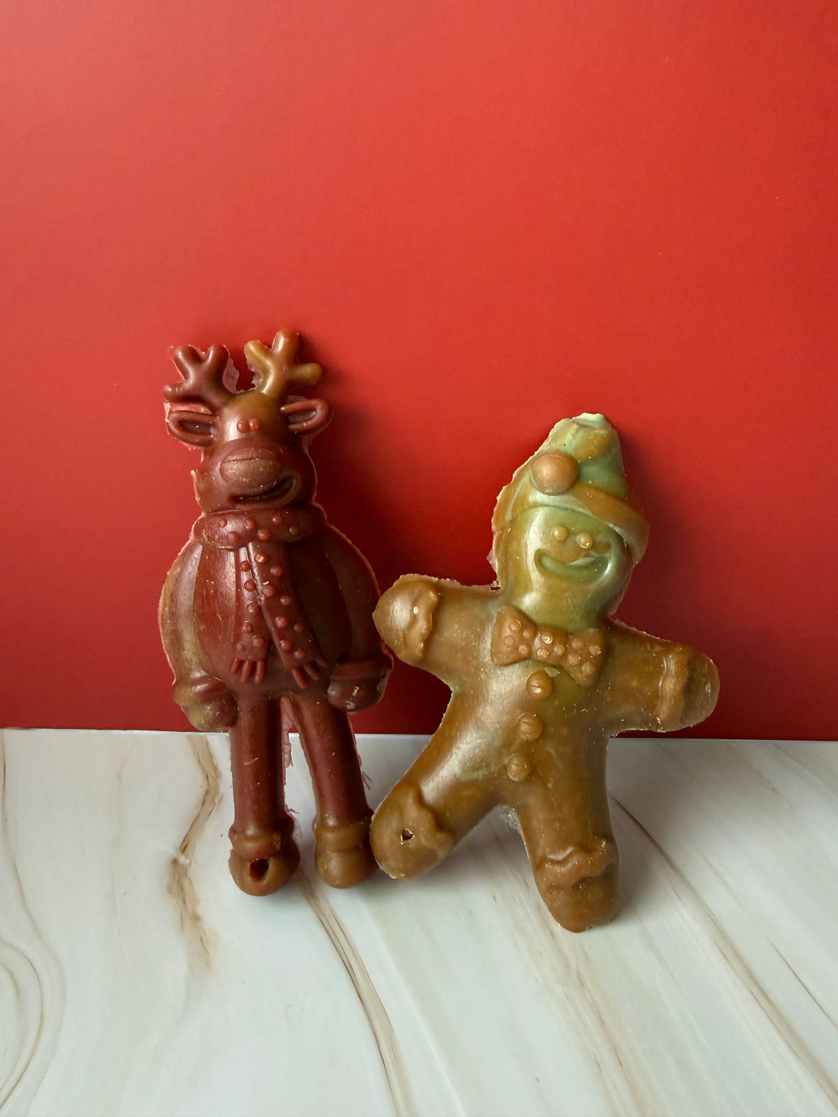 Vegetarian Dog Treats - 'Ginger & Dasher' Xmas treats