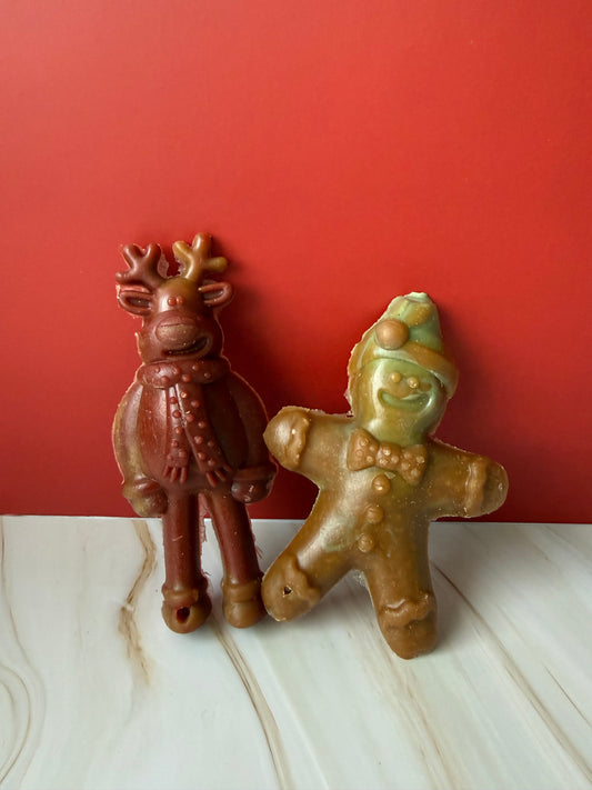Vegetarian Dog Treats - 'Ginger & Dasher' Xmas treats