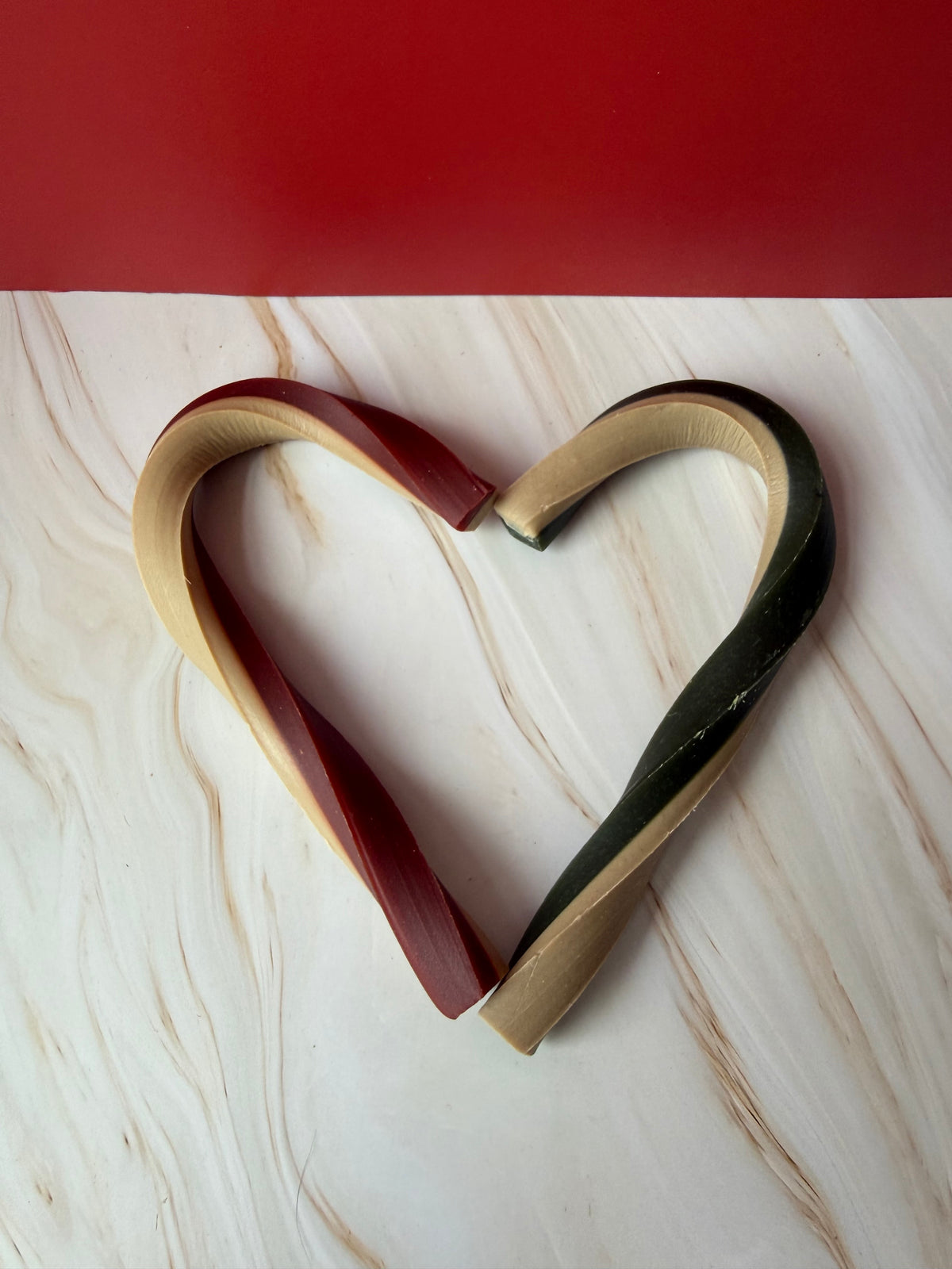 Veggie candy cane