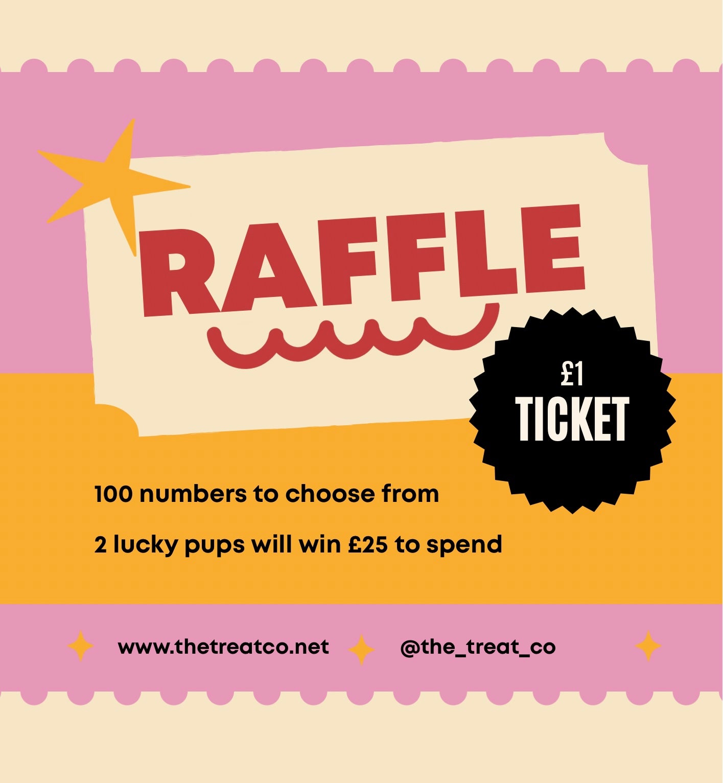 Bank holiday raffle 🎟️