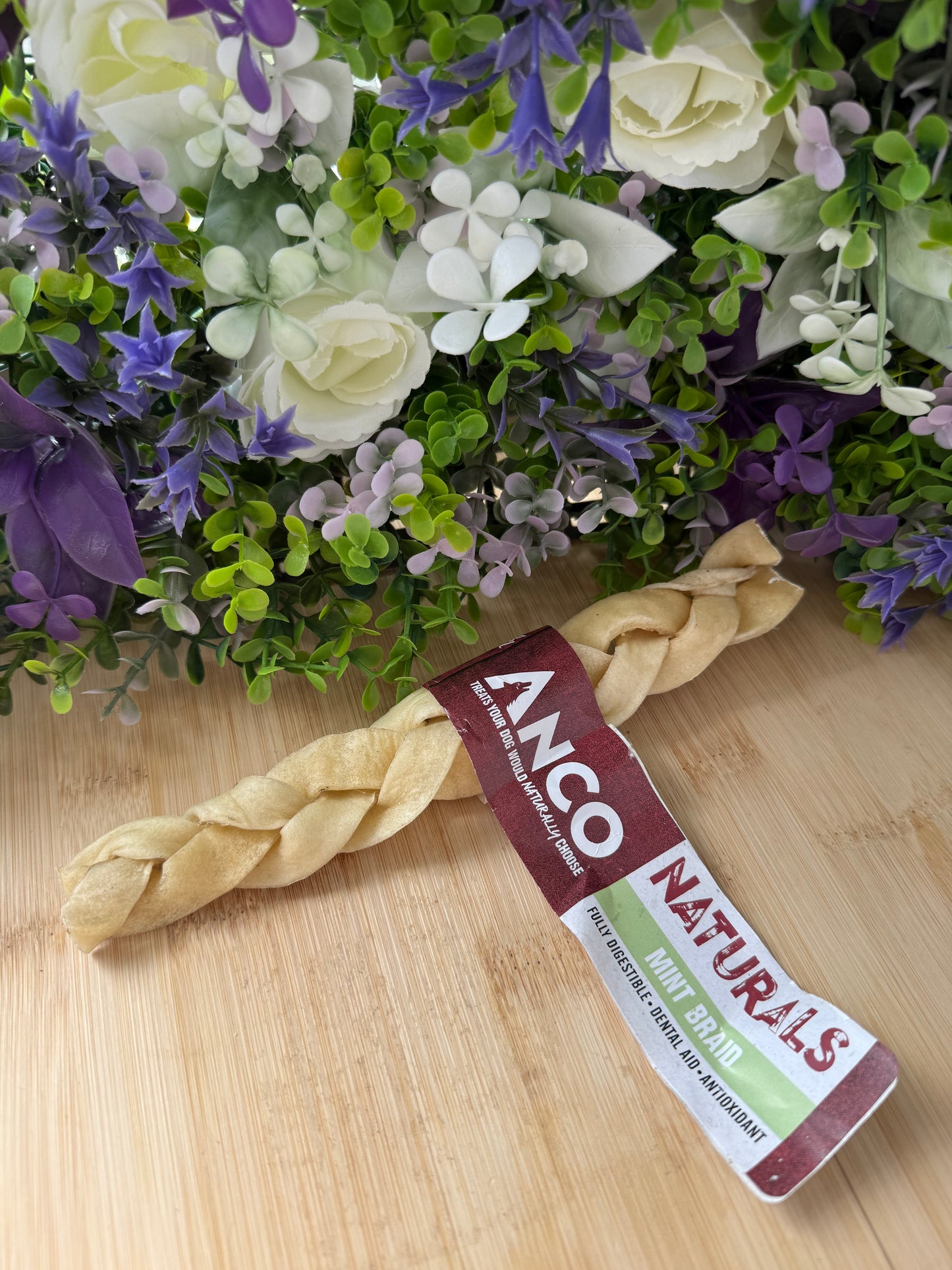 Beef braid with mint